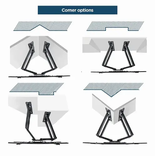 Gembird επιτοίχια βάση τηλεόρασης TV Mount - WM-75ST-02 - 32"-75", 45.5 kg - 7