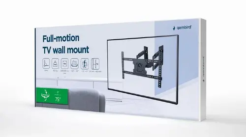 Gembird επιτοίχια βάση τηλεόρασης TV Mount - WM-75ST-02 - 32"-75", 45.5 kg - 10