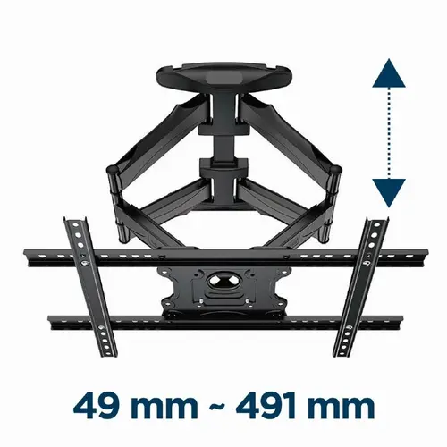 Gembird стенна стойка за телевизор TV Mount - WM-75ST-01 - 32"-75", 45.5 kg - image 3