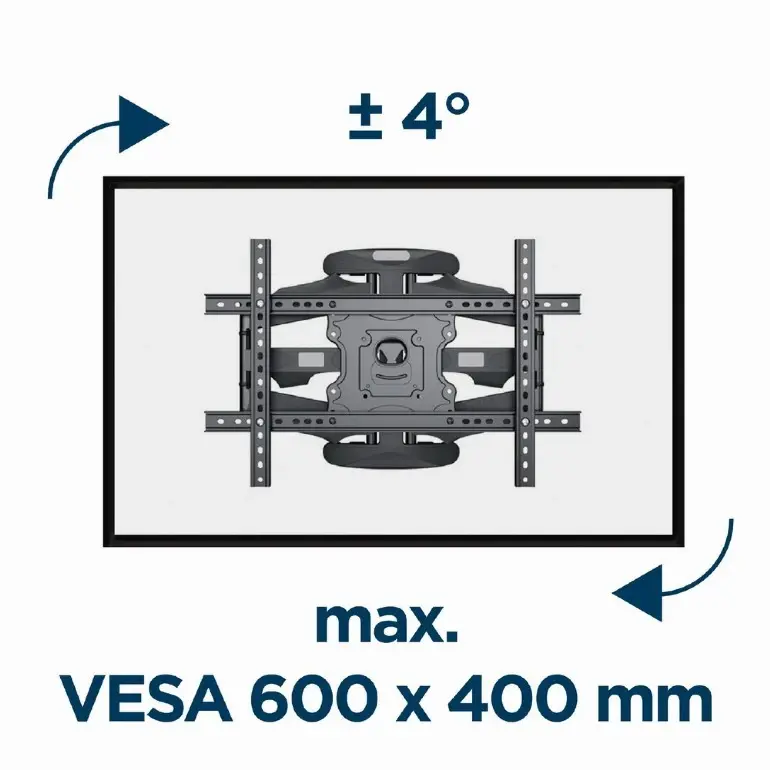 Gembird suport de perete pentru televizor TV Mount - WM-75ST-01 - 32"-75", 45.5 kg - image 4
