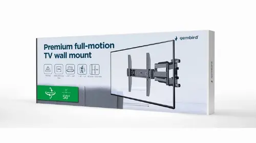 Gembird стенна стойка за телевизор TV Mount - WM-58ST-01 - 32"-58", 36.4 kg - image 14