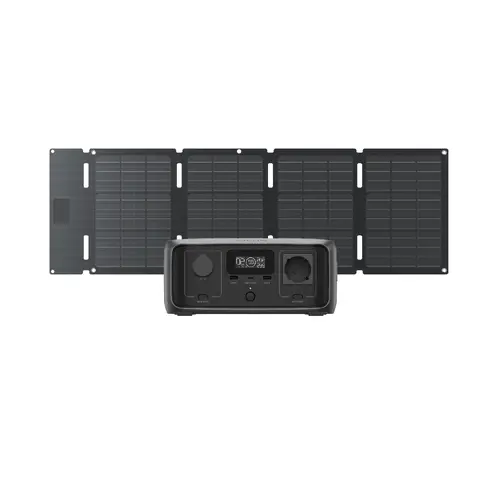 Ecoflow Преносима електростанция със соларен панел комплект Portable Power Station RIVER 3 UPS + 45W Solar Panel with USB-C - image 2