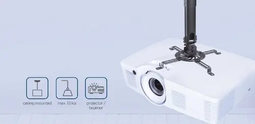 Gembird Стойка за таван за проектор Projector Ceiling Mount - CM-B-01 - image 10
