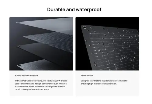 Ecoflow портативен соларен панел NextGen 220W Bifacial Portable Solar Panel - image 5