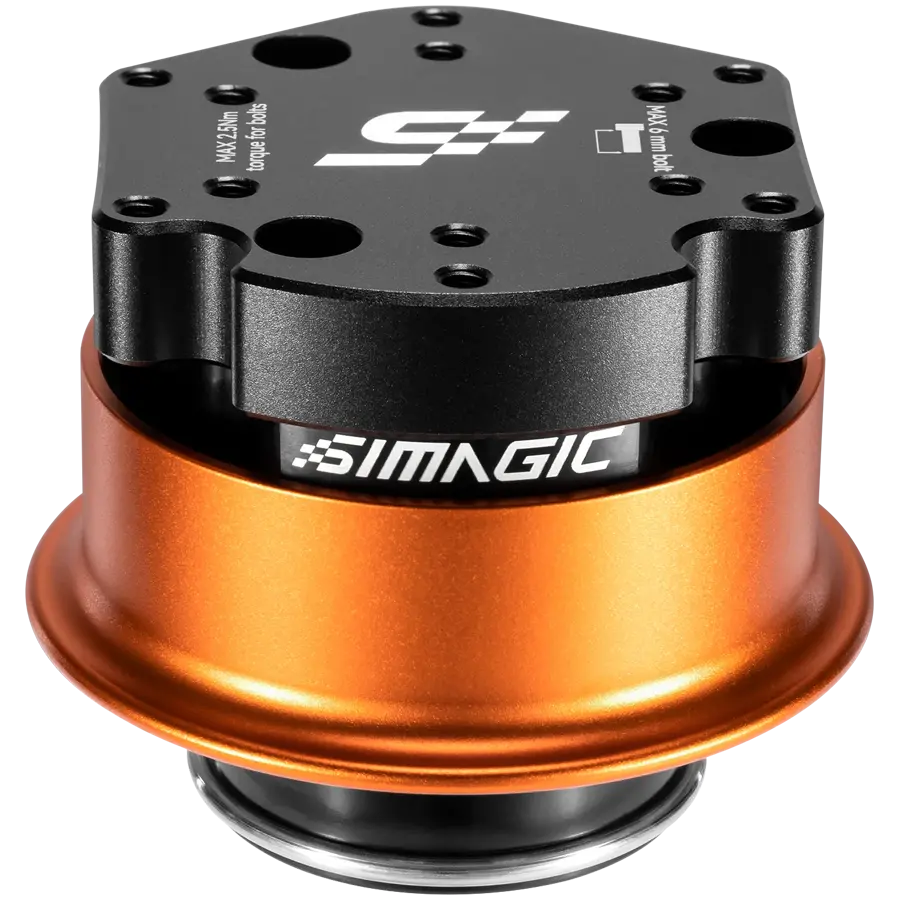 SIMAGIC Quick Release Wheel Adapter, CNC‑machined aluminium