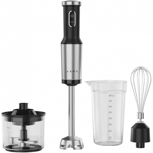 Hand Blender, 1200W in CB, Black, Tiger Teeth Cutter, Whisk, Food Processor, Cup