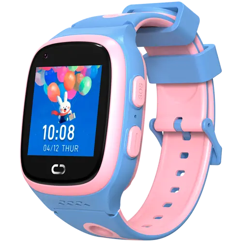 Canyon ceas pentru copii Kids Watch ZEFIR KW-49 E-SIM 4G GPS WiFi Video Muzică Jocuri învățare limba engleză, Roz&Albastru - 3