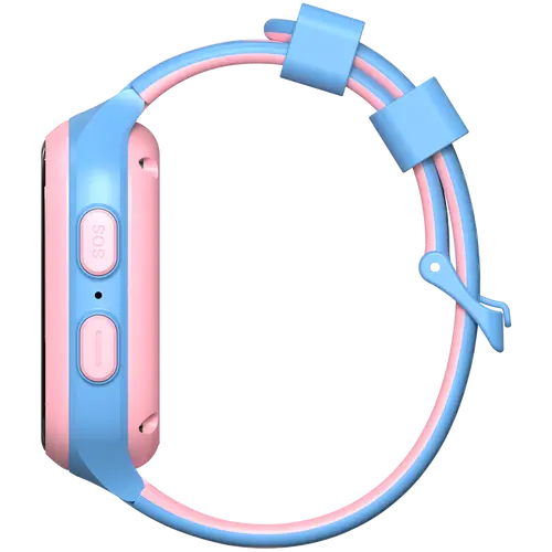 Canyon παιδικό ρολόι Kids Watch ZEFIR KW-49 E-SIM 4G GPS WiFi Βίντεο Μουσική Παιχνίδια εκμάθηση αγγλικών, Ροζ&Μπλε - 4
