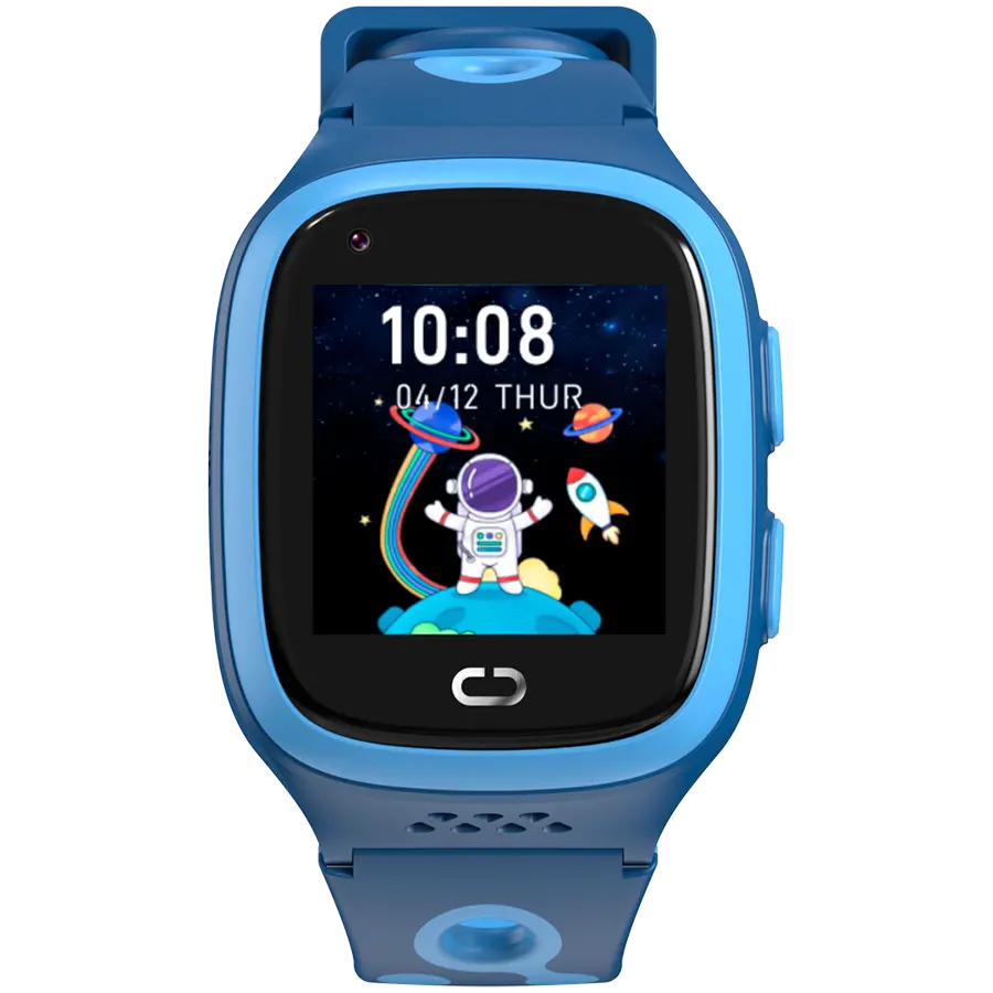 Canyon Ceas pentru copii Kids Watch ZEFIR KW-49 E-SIM 4G GPS WiFi Video Music Games învățare limba engleză, albastru