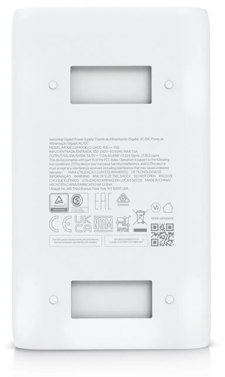 PoE Инжектор Ubiquiti UACC-PoE++-10G, 54VDC, 60W - image 4