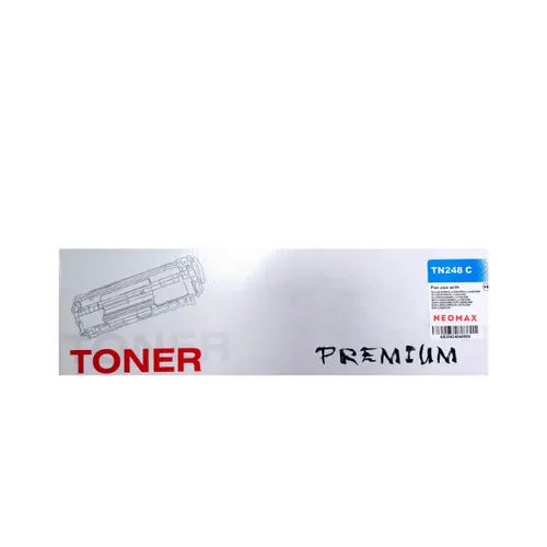 CARTUȘ PENTRU BROTHER HL L8340CDW/L8230CDW/L8240CDW/L3220CW/L3520CDW/L8390CDW/L3740CDW/L3560CDW - Cyan - TN248C (TN-248C) - PN BT-TN248C - NEOMAX - 1