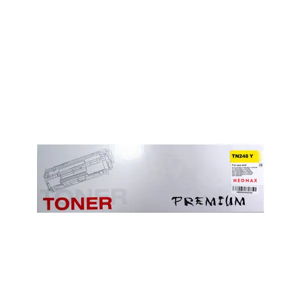 КАСЕТА ЗА BROTHER HL L8340CDW/L8230CDW/L8240CDW/L3220CW/L3520CDW/L8390CDW/L3740CDW/L3560CDW - Yellow - TN248Y (TN-248Y) - PN BT-TN248Y - NEOMAX
