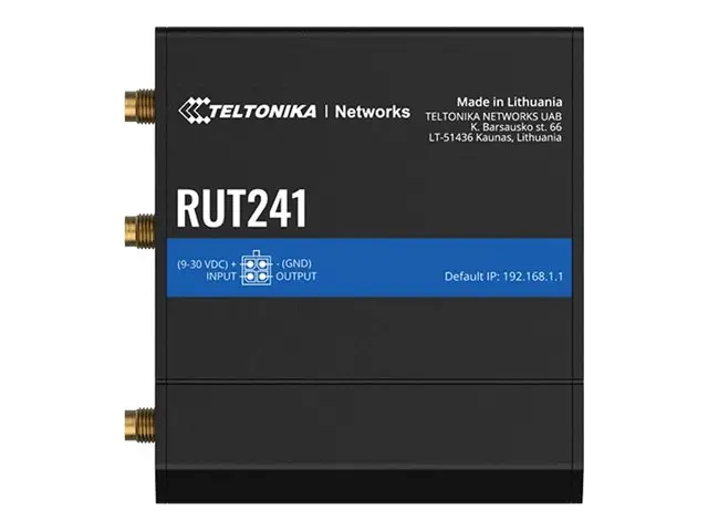 TELTONIKA NETWORKS RUT241 4G/LTE/3G/2G WiFi router