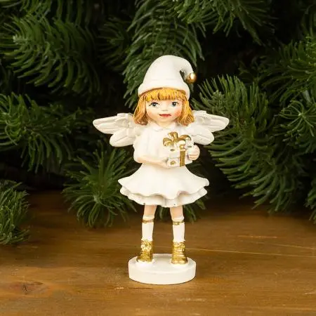 Бяло ангелче с подаръци - image 3