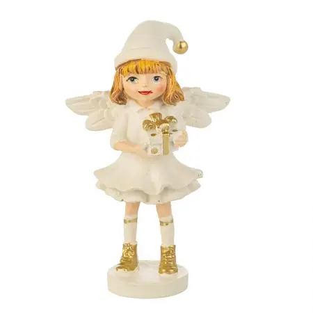 Бяло ангелче с подаръци