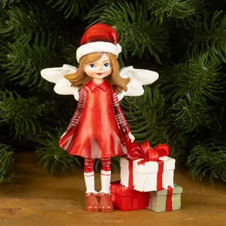 Червено ангелче с подаръци - image 3