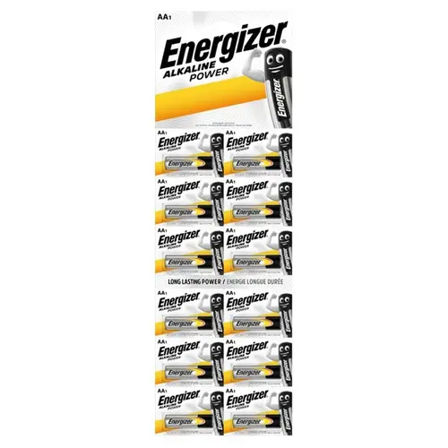 БЛИСТЕР 12 БРОЯ БАТЕРИИ ENR ALKALINE POWER AA BP1X12 SG H EU ENERGIZER