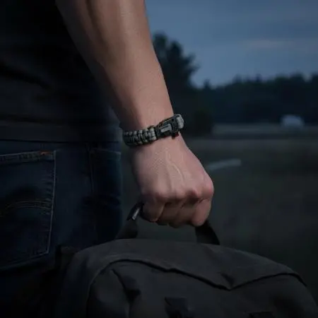 Мъжка плетена гривна EDC, EC01GY23 - image 1