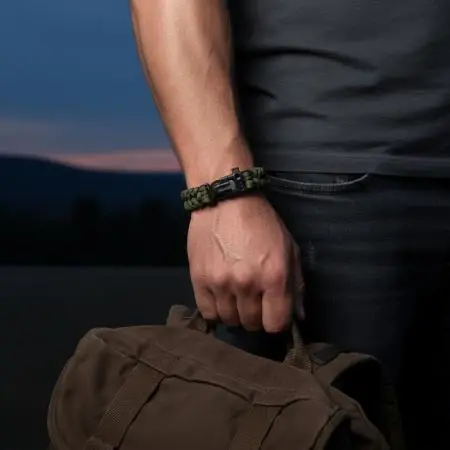 Мъжка плетена гривна EDC, EC01GR23 - image 1