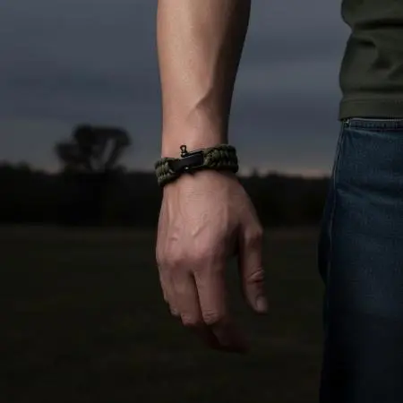 Мъжка плетена гривна EDC, EC02GR24 - image 1