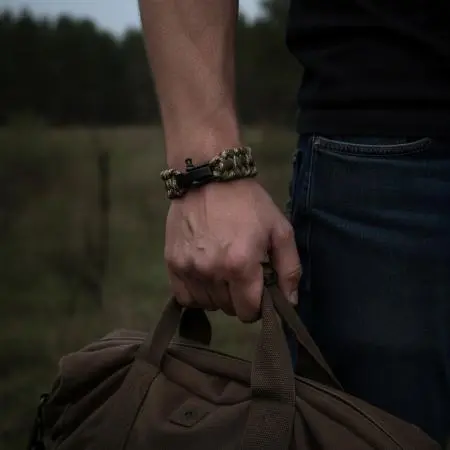 Мъжка плетена гривна EDC, EC02CA23 - image 1