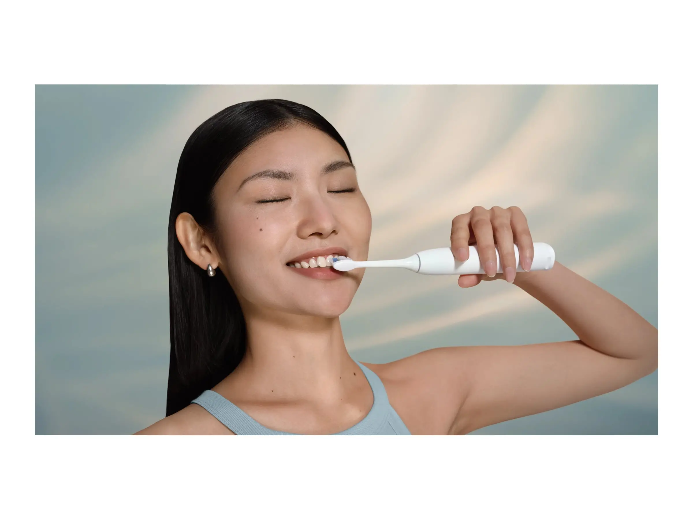 PHILIPS Sonicare Четка за зъби с акумулаторна батерия 1 режим на четкане 2 степени на интензивност Сензор за натиск калъф бяла - image 3