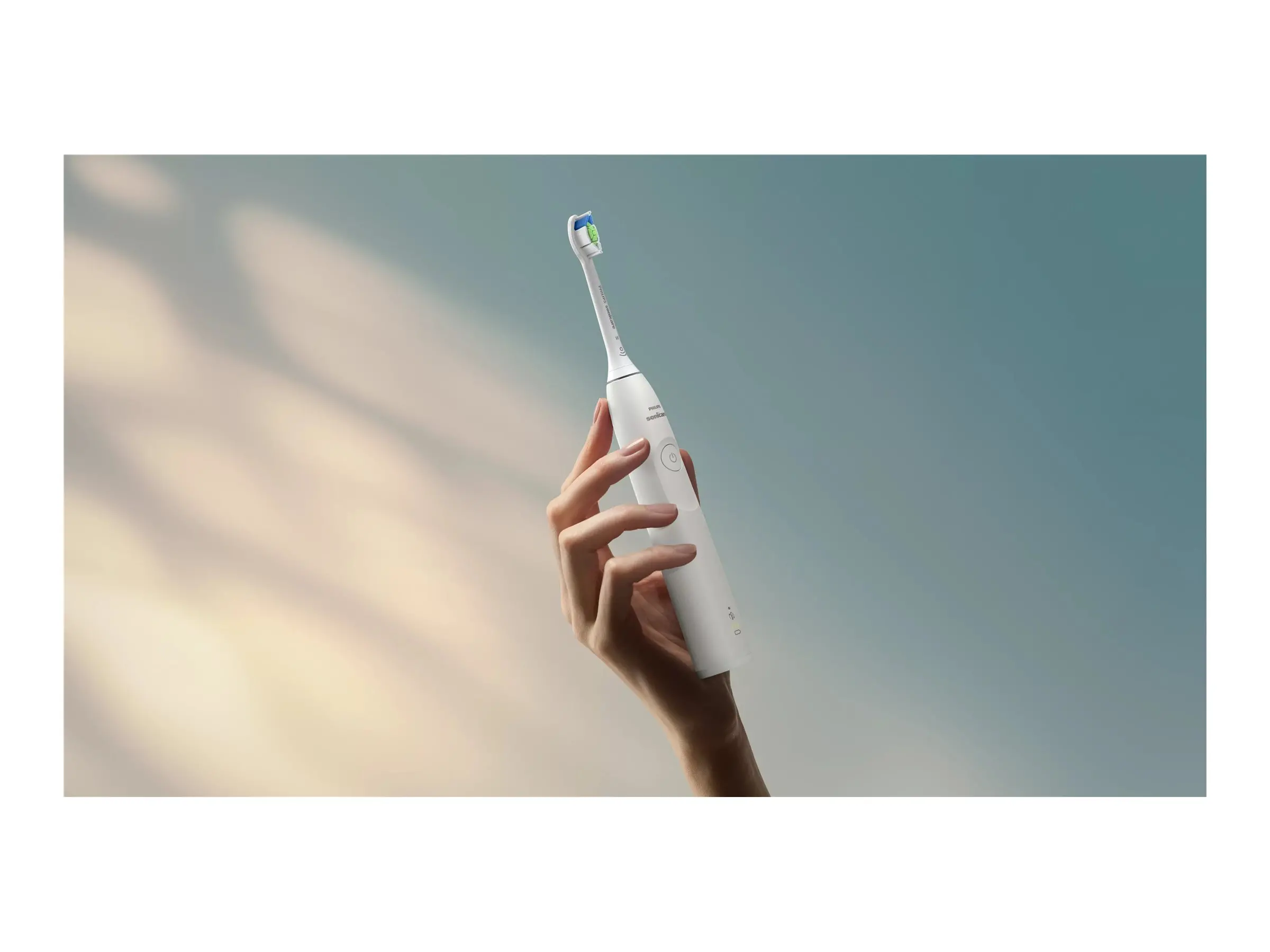 PHILIPS Sonicare Четка за зъби с акумулаторна батерия 1 режим на четкане 2 степени на интензивност Сензор за натиск калъф бяла - image 4
