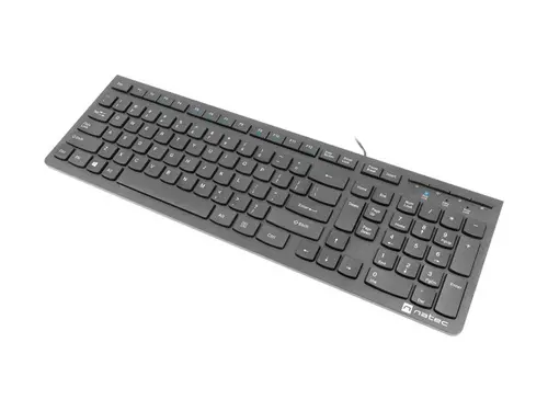 Клавиатура, Natec Keyboard Discus 2 SLIM US Layout Black - image 4
