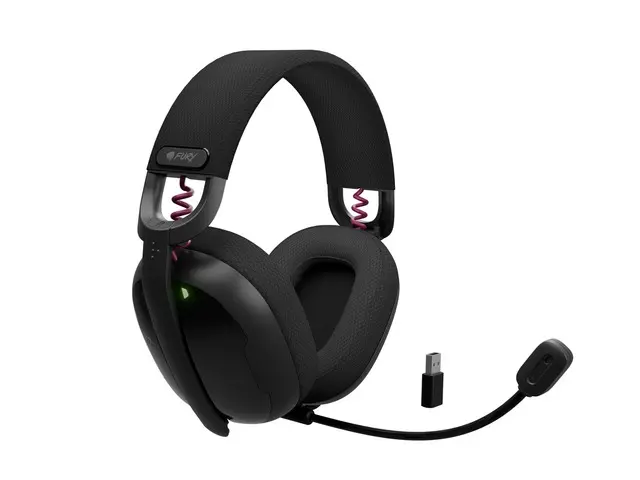 Căști, Fury Gaming Headset, Fukiya F6, Wireless cu microfon, Negru - image 2