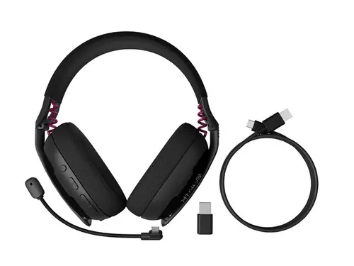 Слушалки, Fury Gaming Headset, Fukiya F6, Wireless With Microphone, Black - image 4