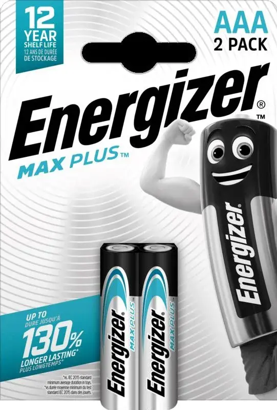 АЛКАЛНИ БАТЕРИИ ENR MAX PLUS AAA CHP2 ENERGIZER