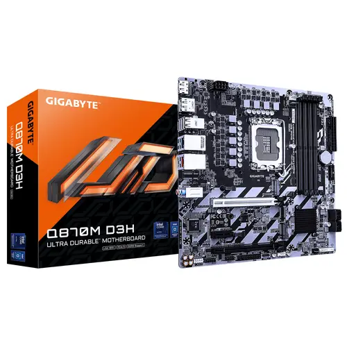 Дънна платка GIGABYTE Q870M D3H, LGA 1851 - image 3
