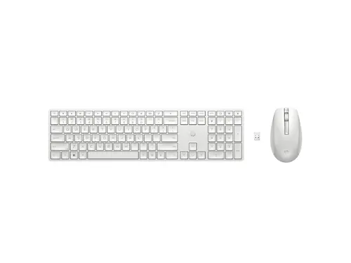 HP 650 Wireless Keyboard and Mouse Combo WHT EURO - image 4
