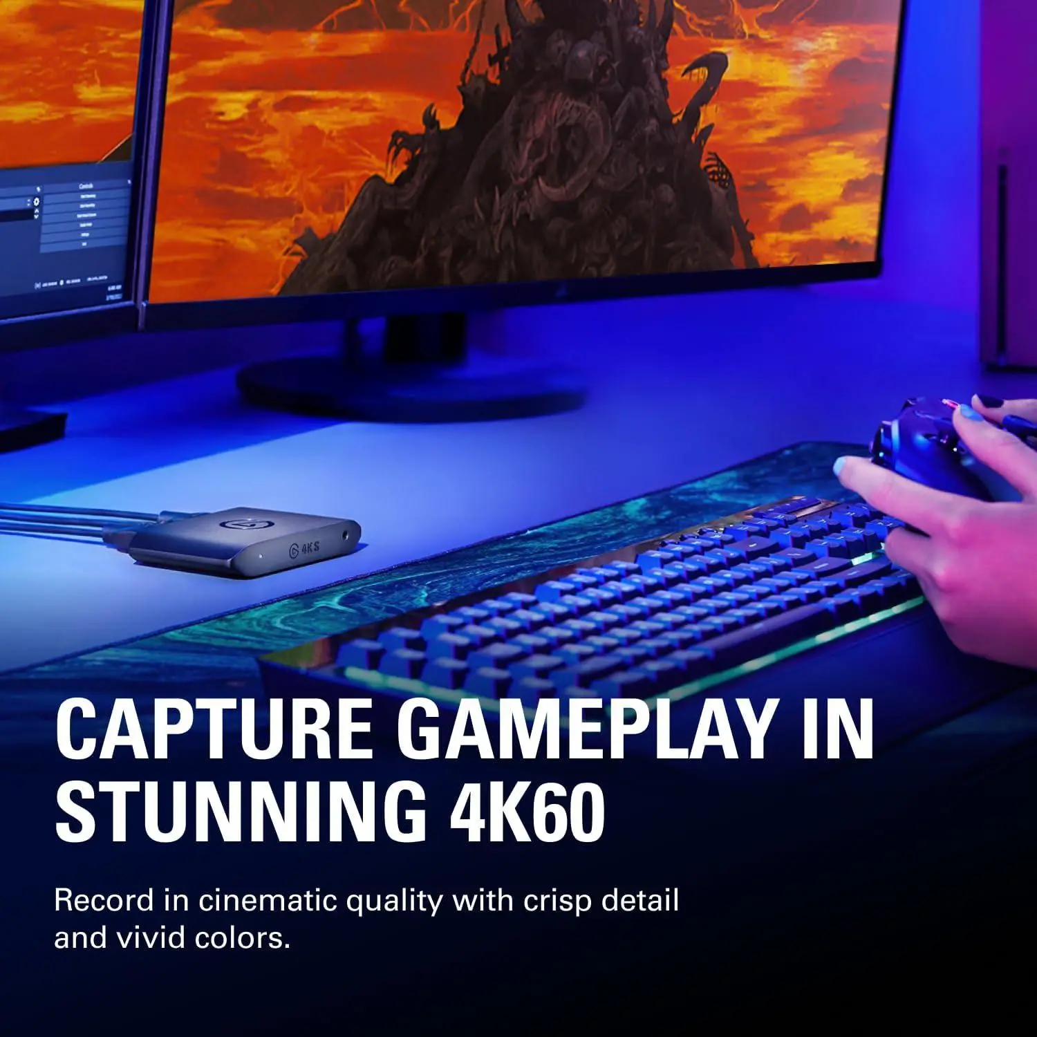 Εξωτερική κάρτα λήψης ELGATO 4K S HDR10, VRR, USB-C - image 2