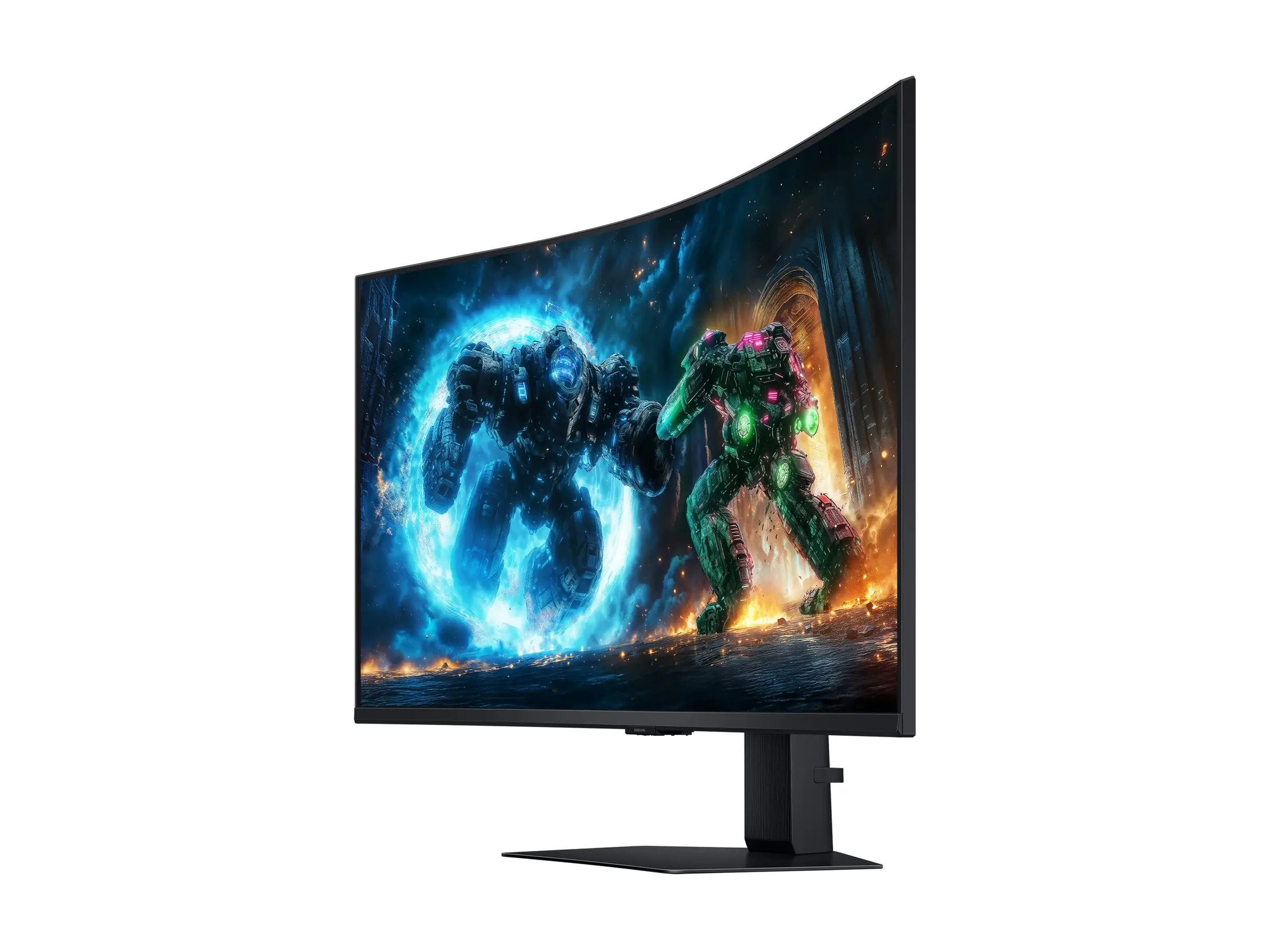 Монитор, Samsung 37FG750 37" VA Odyssey G7 G75F Curved 1000R 4K 165Hz 3840x2160 1ms 60Hz DP HDMI Black - image 2