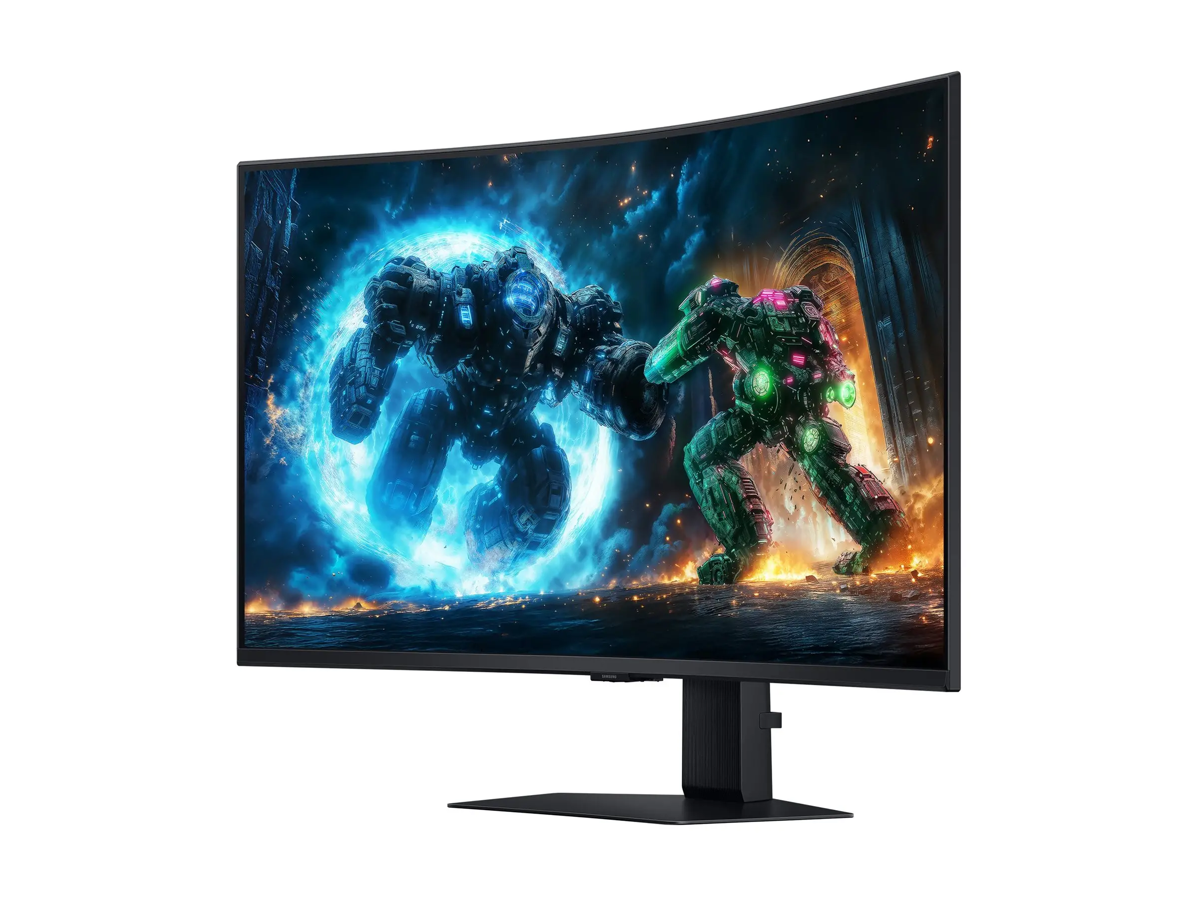 Монитор, Samsung 37FG750 37" VA Odyssey G7 G75F Curved 1000R 4K 165Hz 3840x2160 1ms 60Hz DP HDMI Black - image 3