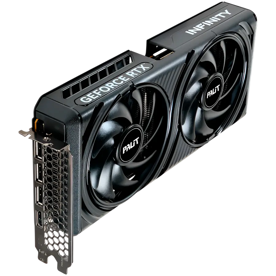 PALIT GeForce RTX 5060 Infinity 2 OC 8GB GDDR7 128 bit, 1x HDMI 2.1b, 3x DP 2.1b, 2 Fan, 1x 8-pin pwr connector, 550W, 262.1 x 126.3 x 40.1 mm, NE75060V19P1-GB2063L BULK - image 1