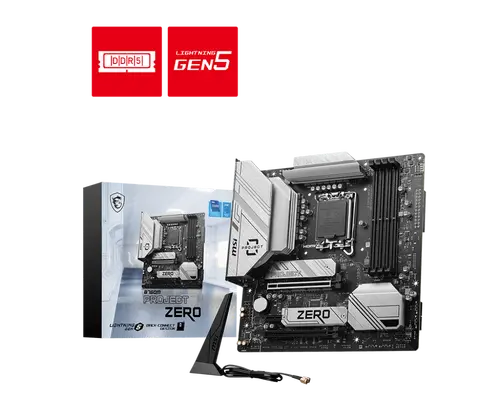 Placă de bază, MSI B760M PROJECT ZERO - 1