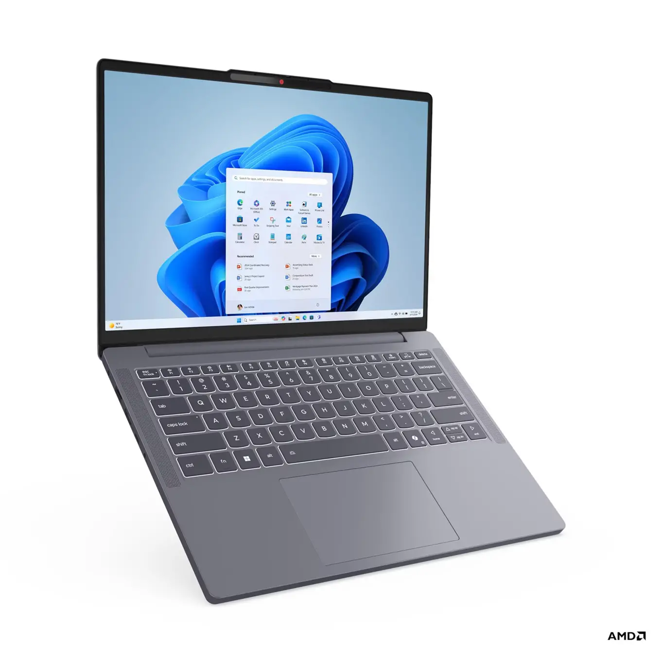 LENOVO IdeaPad Slim 3 AMD Ryzen 7 7735HS 14inch WUXGA 16GB DDR5 512GB PCIe NoOS Luna Grey - image 1