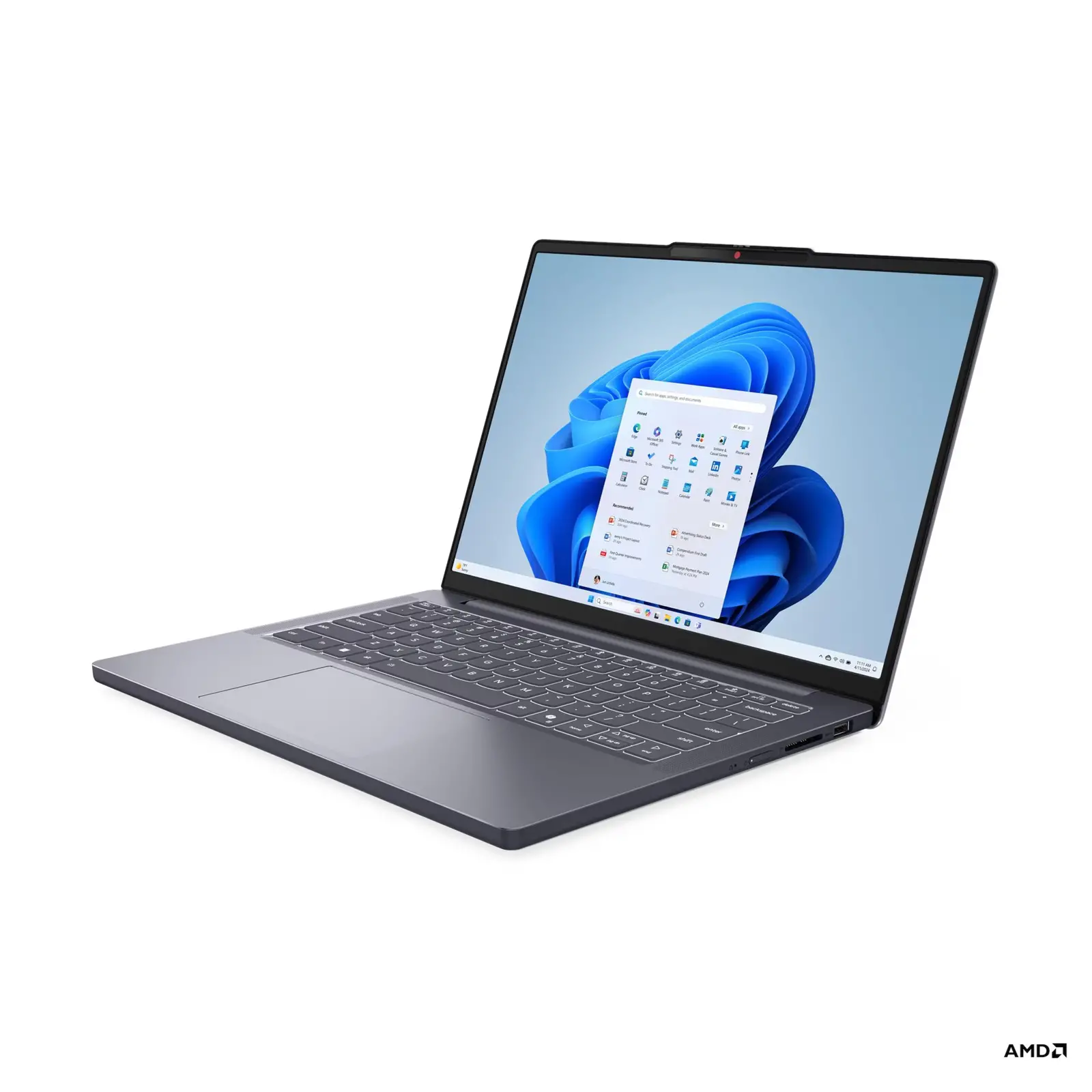 LENOVO IdeaPad Slim 3 AMD Ryzen 7 7735HS 14inch WUXGA 16GB DDR5 512GB PCIe NoOS Luna Grey - image 2