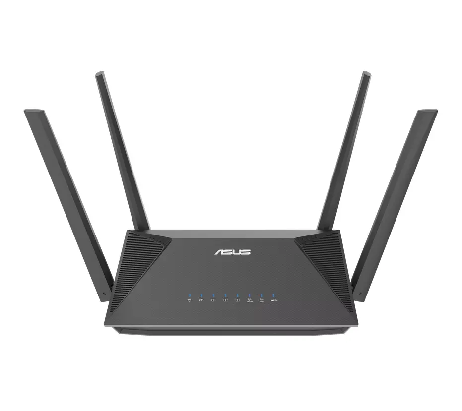 Рутер, Asus Wireless Router RT-AX52 Pro, AX3000, Dual-Band, Dual-Core 1.3GHz CPU, 128MB/256MB Flash/RAM, Gigabit, AiProtection Classic, Traditional QoS, VPN, IPTV, OFDMA, Beamforming, AiMesh - image 1