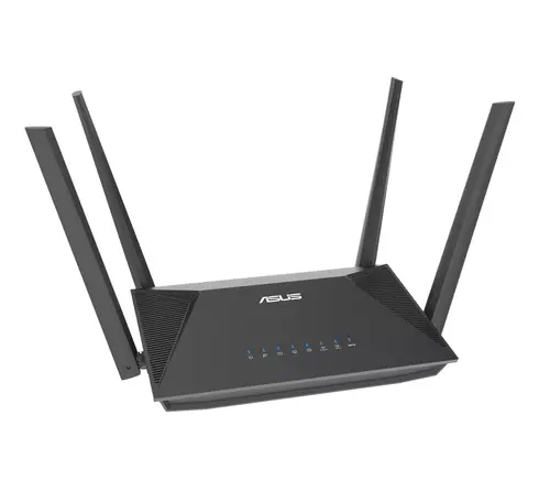 Рутер, Asus Wireless Router RT-AX52 Pro, AX3000, Dual-Band, Dual-Core 1.3GHz CPU, 128MB/256MB Flash/RAM, Gigabit, AiProtection Classic, Traditional QoS, VPN, IPTV, OFDMA, Beamforming, AiMesh - image 2
