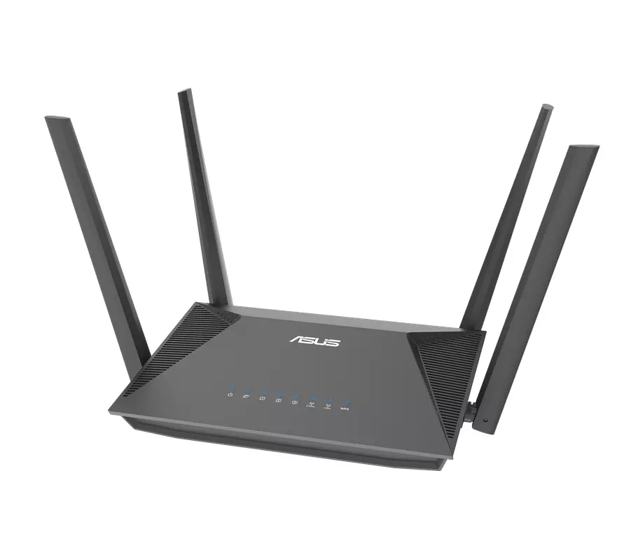 Рутер, Asus Wireless Router RT-AX52 Pro, AX3000, Dual-Band, Dual-Core 1.3GHz CPU, 128MB/256MB Flash/RAM, Gigabit, AiProtection Classic, Traditional QoS, VPN, IPTV, OFDMA, Beamforming, AiMesh - image 3