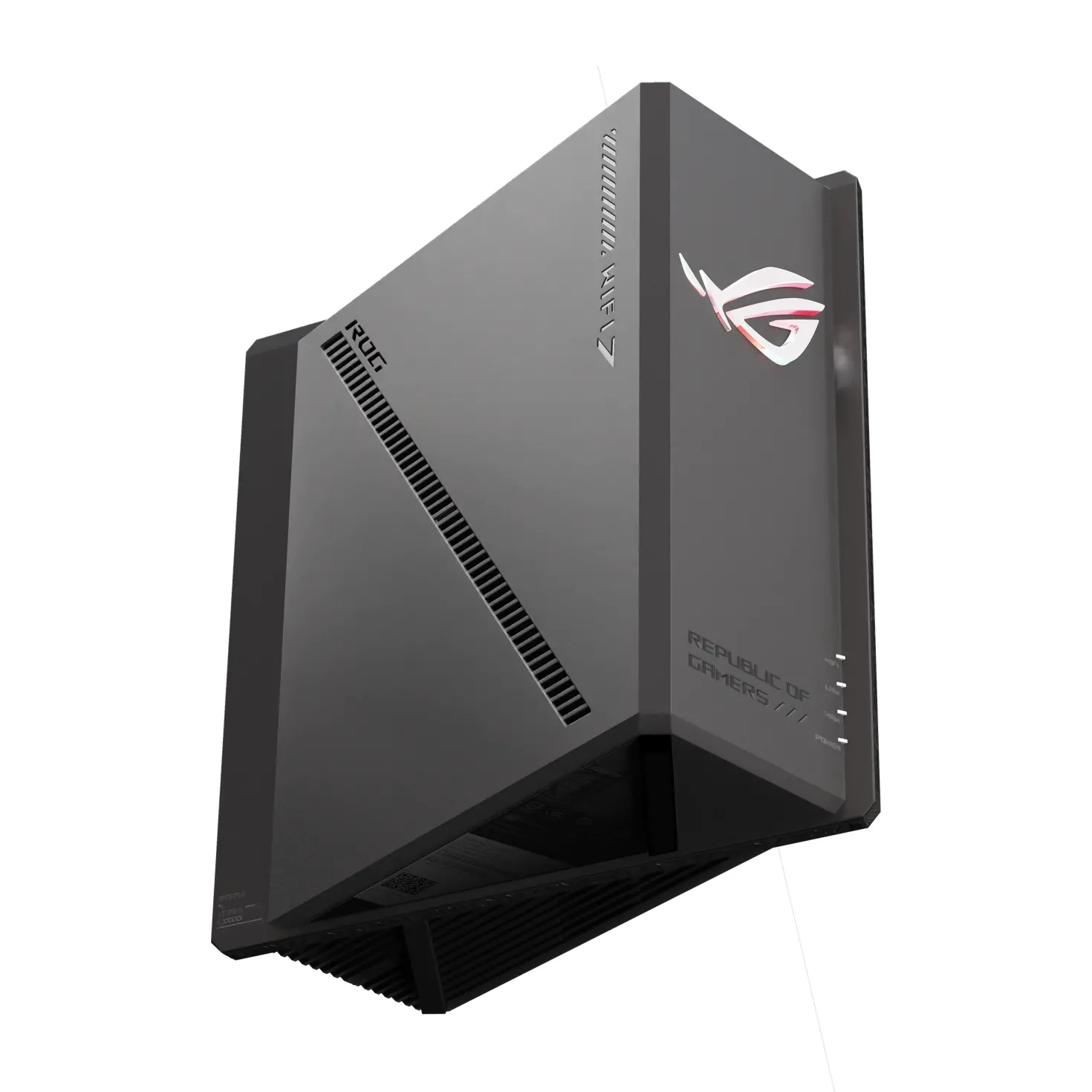 Ρούτερ, Asus Gaming ασύρματο ρούτερ ROG Strix GS-BE18000, Tri-Band, εύρος ζώνης 320MHz & 4096-QAM, τετραπύρηνος επεξεργαστής 2.6GHz, 256MB/2GB - image 1