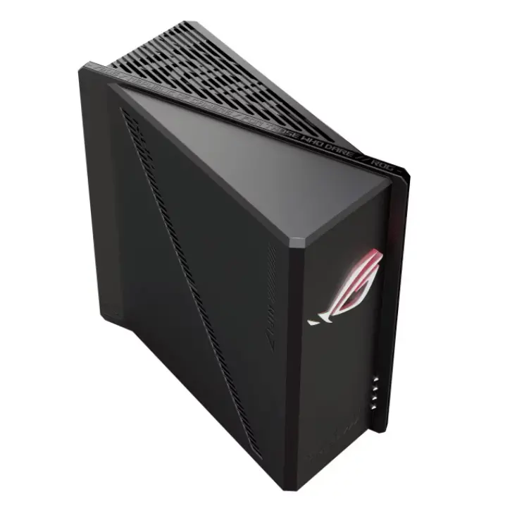 Рутер, Asus Gaming Wireless Router ROG Strix GS-BE18000, Tri-Band, 320MHz bandwidth & 4096-QAM, Quad-Core 2.6GHz CPU, 256MB/2GB Flash/RAM, 8 x 2.5G port, AiProtection Pro, open NAT, VPN Fusion, 8 x SSIDs, IPTV, MU-MIMO, Beamforming, RGB, AiMesh - image 1