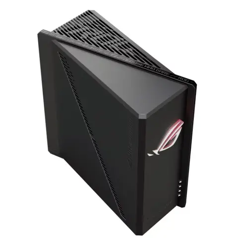 Рутер, Asus Gaming Wireless Router ROG Strix GS-BE18000, Tri-Band, 320MHz bandwidth & 4096-QAM, Quad-Core 2.6GHz CPU, 256MB/2GB Flash/RAM, 8 x 2.5G port, AiProtection Pro, open NAT, VPN Fusion, 8 x SSIDs, IPTV, MU-MIMO, Beamforming, RGB, AiMesh - image 1