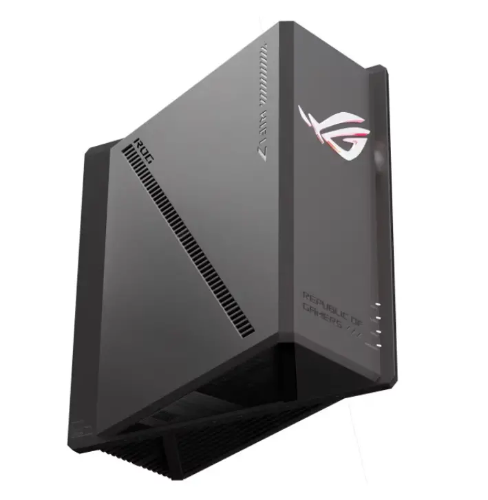 Рутер, Asus Gaming Wireless Router ROG Strix GS-BE18000, Tri-Band, 320MHz bandwidth & 4096-QAM, Quad-Core 2.6GHz CPU, 256MB/2GB Flash/RAM, 8 x 2.5G port, AiProtection Pro, open NAT, VPN Fusion, 8 x SSIDs, IPTV, MU-MIMO, Beamforming, RGB, AiMesh - image 2