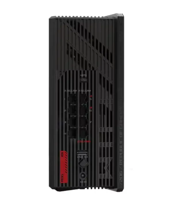 Рутер, Asus Gaming Wireless Router ROG Strix GS-BE18000, Tri-Band, 320MHz bandwidth & 4096-QAM, Quad-Core 2.6GHz CPU, 256MB/2GB Flash/RAM, 8 x 2.5G port, AiProtection Pro, open NAT, VPN Fusion, 8 x SSIDs, IPTV, MU-MIMO, Beamforming, RGB, AiMesh - image 4