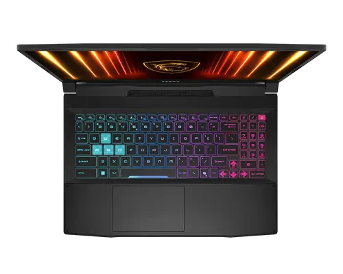 Лаптоп, MSI Katana 15 HX B14WGK, i7-14650HX (16C/24T 8P+8E up to 5.2 GHz), NVIDIA GeForce RTX 5070 8GB GDDR7 798 AI TOPS, 15.6" QHD (2560x1440) 165Hz, IPS-Level, 16GB DDR5 2x8 5600MHz, 1TB SSD Gen4x4, Intel WiFi 6E, BT5.3, 4 Zone RGB Kbd, NO OS, 2.4kg - image 2