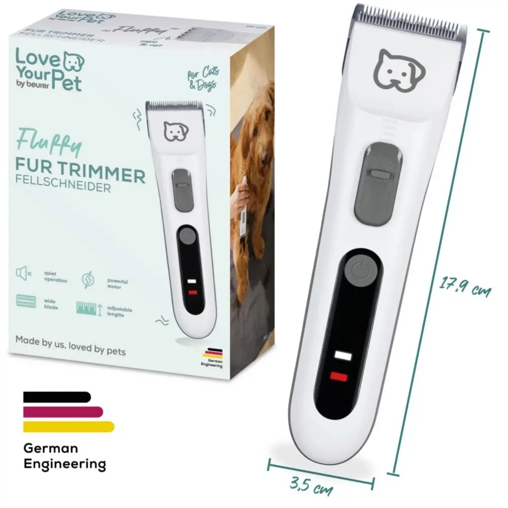 Mașină de tuns, Beurer PP 110 Fluffy tuns profesional pentru câini și pisici; lungimi de tăiere reglabile individual și autonomie extra-lungă - image 7
